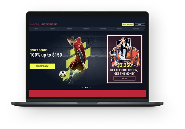 Rabona Casino Desktop